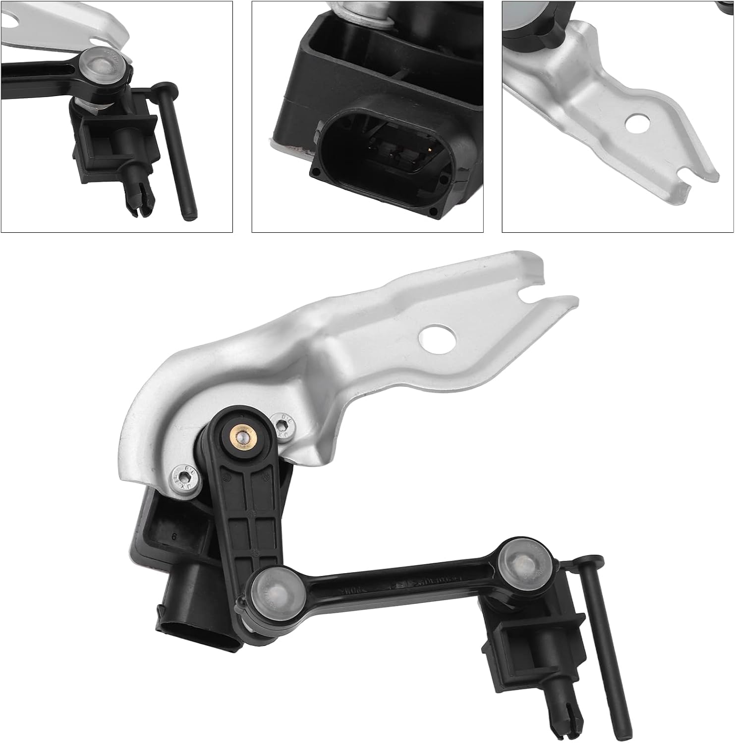 Brilluxa Suspension Height Sensor, Air Suspension Height Level Sensor, Front Right Height Sensor, Compatible with Porsche Cayenne 9PA 2002‑2010, 7L0616214, Auto Ride Height Self Leveling Sensor