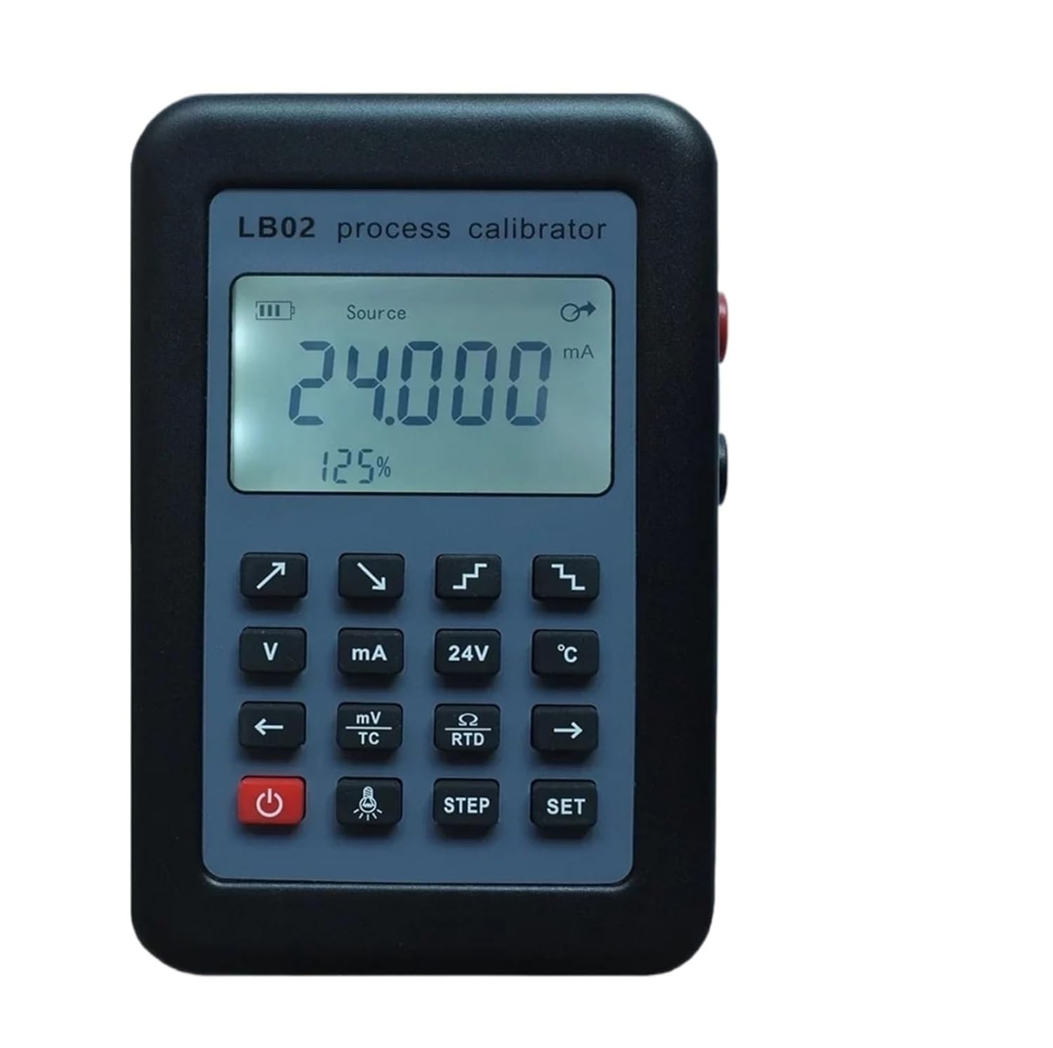 Resistance Voltage Meter, 4-20mA 0-10V/mV Generator Source Thermocouple Temperature Process Calibrator Tester