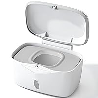 Vista 1 de Wipes Dispenser with Weighted Plate, X2 PRO, Seposeve Perfect Pull Baby Wipe Holder, Refillable Wipe Container, Keeps Wipes Fresh, One-Handed