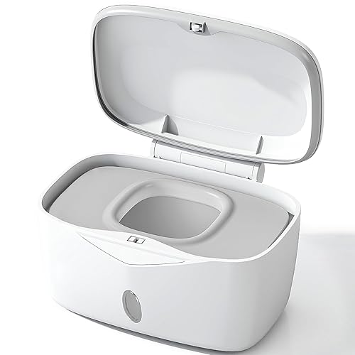 Dispensador de toallitas con placa pesada, X2 PRO, soporte para toallitas Seposeve Perfect Pull para bebé, contenedor de toallitas recargable,