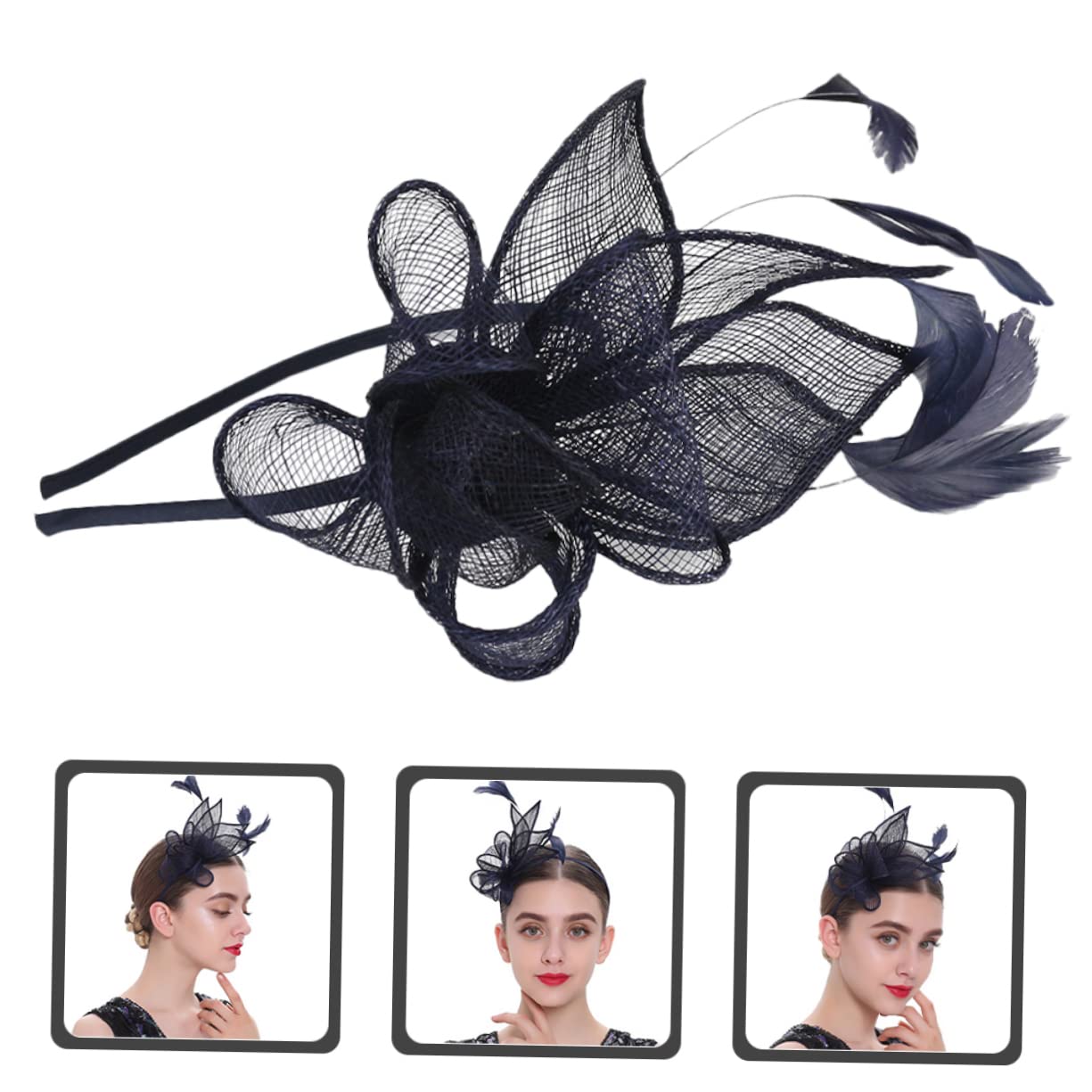 SHERCHPRY 2 clips para sombrero de fiesta de cóctel vintage