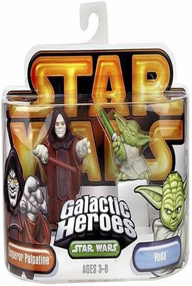Star Wars Episode 3 Junior Figure 2 Pack Palpatine & Yoda