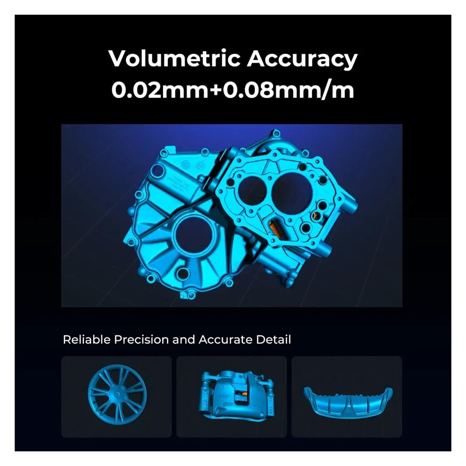 Escáner 3D Pro 22+7, línea azul/luz NIR, precisión de 0,02 mm, 60 FPS, seguimiento antivibración, escaneo a color 24 bits