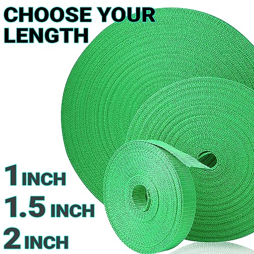 Snapklik.com : 2 Inch Webbing Kelly Green 50 Yards 2 Heavy-Duty Wide ...