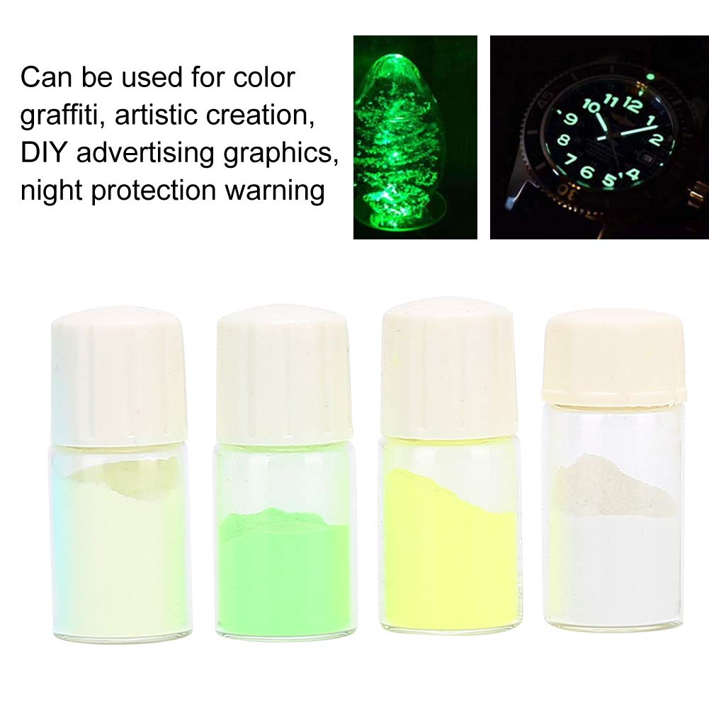 4 Color Professional Watch Luminous Fluorescent Powder Watch Repair Tool Kit Professional Watch Repair Parts Quartz Watch Replacement Parts
