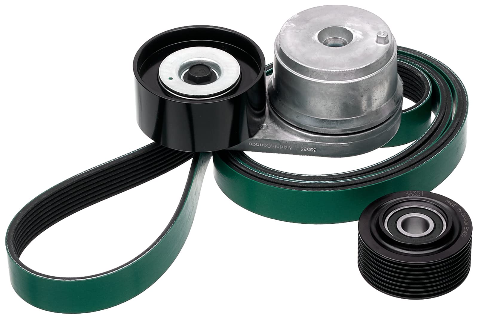 Gates 90K-38556HDB FleetRunner kit componentes transmisión correa serpentina pesada 2