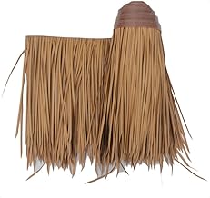 Fake Grass Rollo Azulejos De Paja Artificial PE Simulación Thatch 1.64 X 3.28ft/pcs Resin Plastic Thatch Durable Fire Thatch Roof Pavilion Outdoor ;Color:Amarillo A,tamaño:1pcs (Color : Yellow a, Si