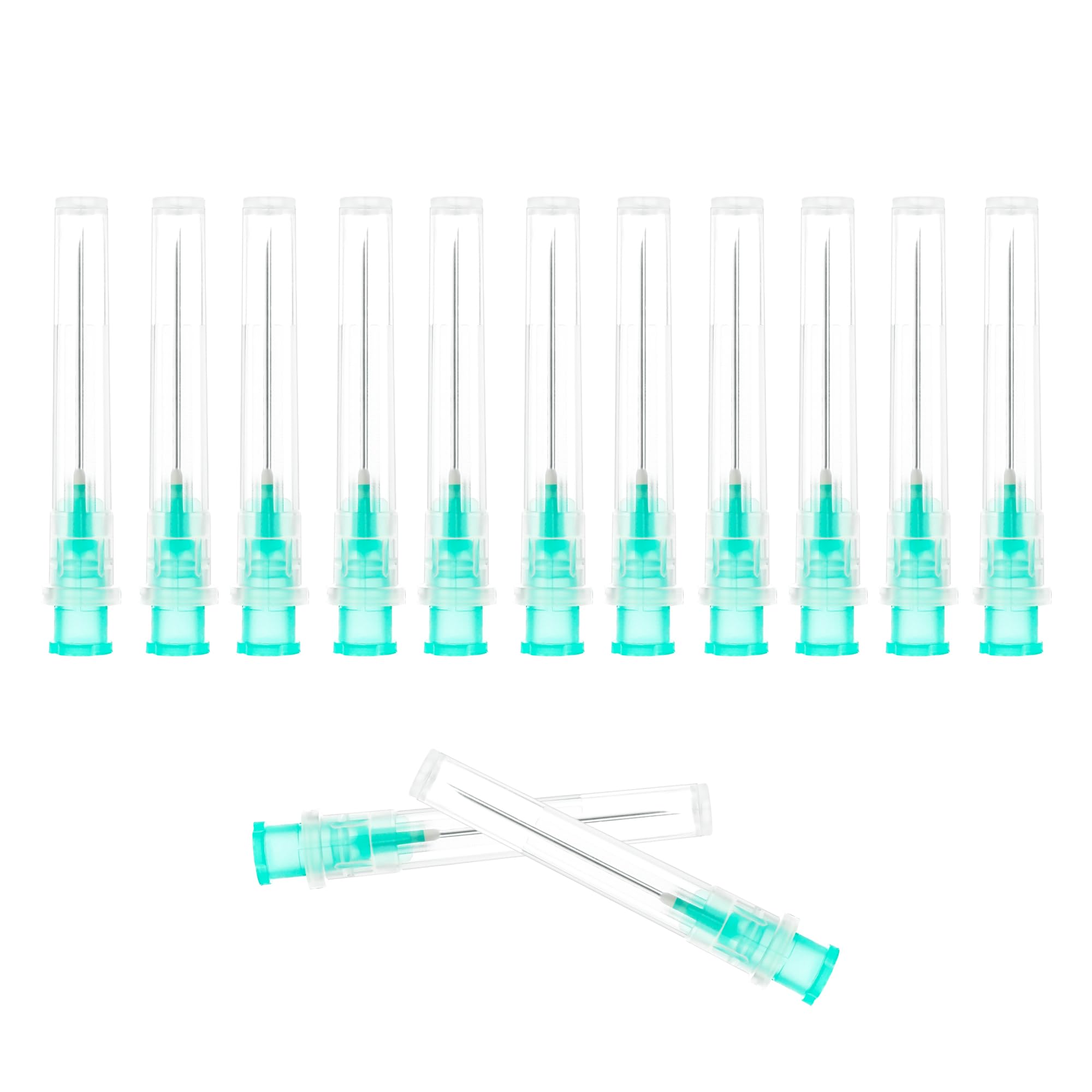 100 Pack 21 Gauge 1 Inch Sterile Disposable Lab Supplies, Scientific and Industrial Dispensing Needle Accessories