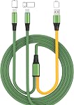 OTG DAC Cable with Charging for Headphone Amplifier, USB C Streaming Audio Cable Compatible with FiiO Amp, Audio Interface and Mixer to Phone, Tablet, Laptop