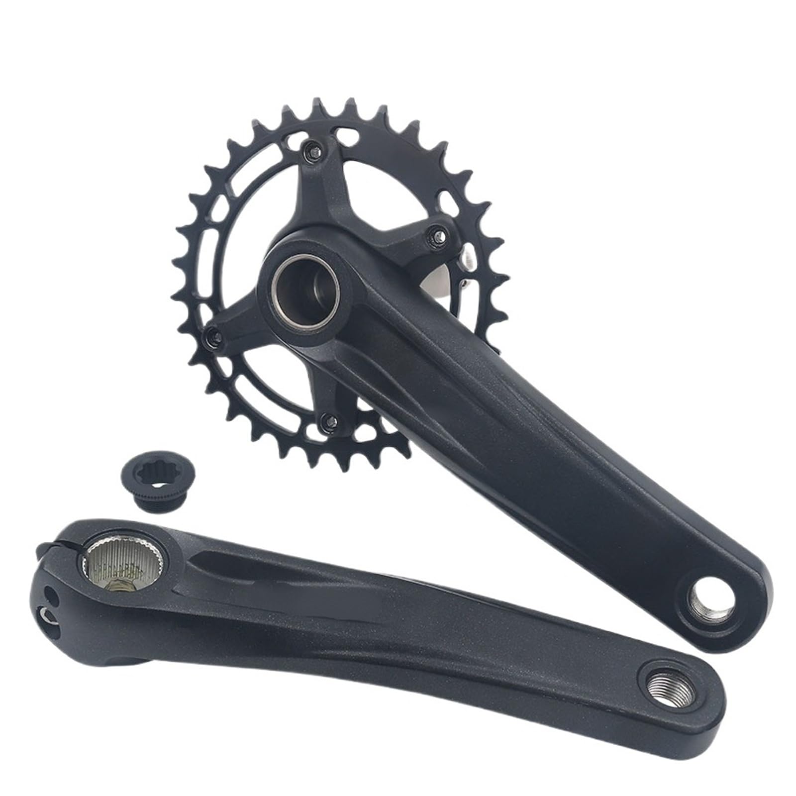 Compatible avec Le pédalier VTT SMN Deore SLX MT510 10/11/12 Vitesses, 170 mm, Plateaux 32T, 34T, 36T et 38T, boîtier de pédalier BB52 MT500/29 (Shimano 34T).