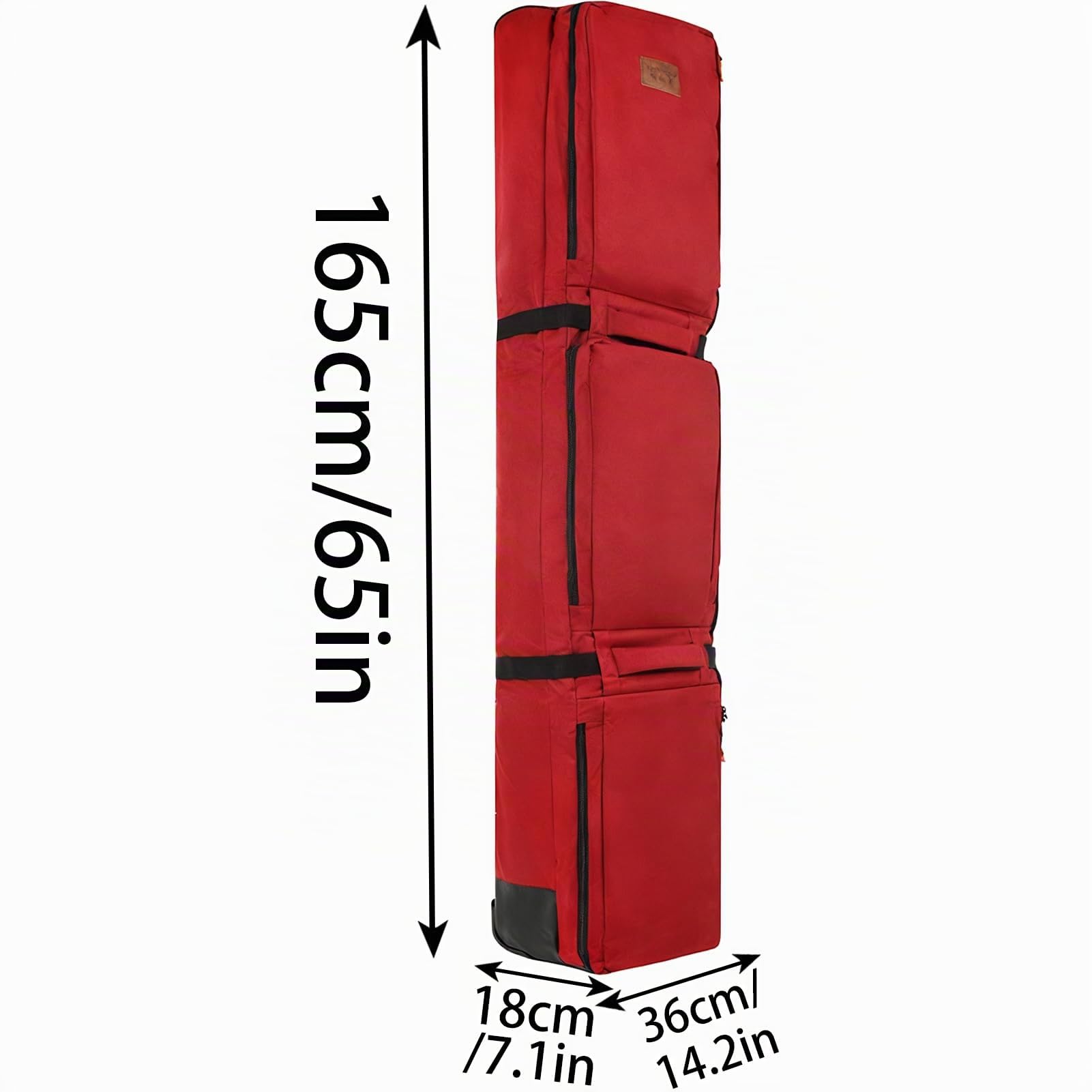 90L Borsa Da Snowboard Sci Ski Bag Con Ruote Impermeabile Pieghevole Sacca Tavola Snowboard Leggero Borsone Da Viaggio Tende Pesca Uomini Donne Pesca