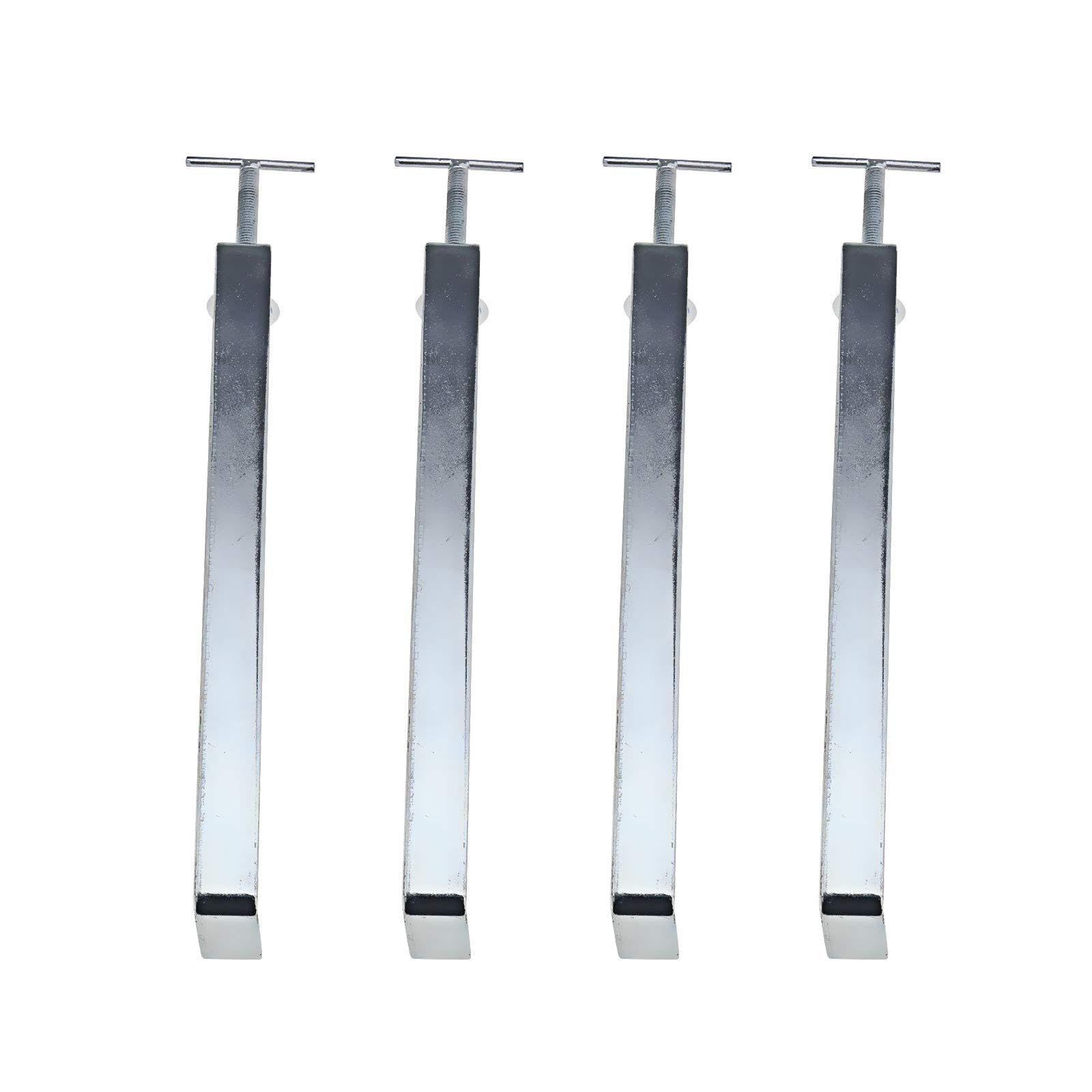 MYCENSE 4Pcs Brick Profile Clamps,Steel Plate Clamp,Multipurpose,Angle Clamp Holder Brick Clamping Clips, for Construction Workers, length 30cm