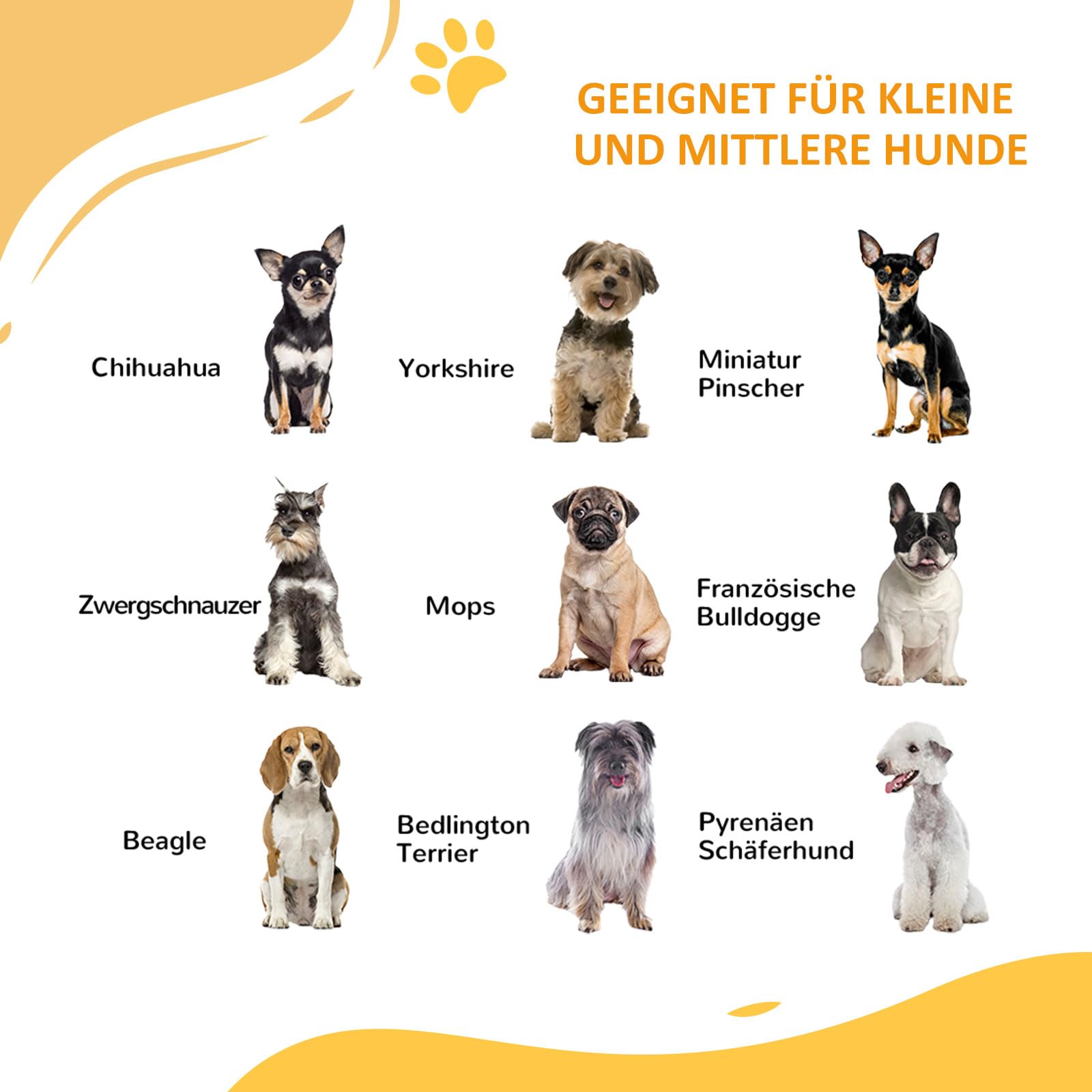 PawHut Grille de protection d'escalier pour chien, avec porte à fermeture automatique, sans perçage, pour chien, 74 à 100 cm, blanche