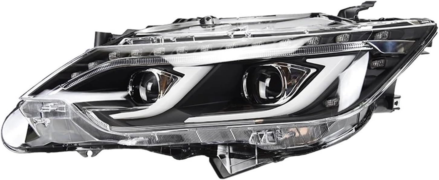 Car Styling Headlights Compatible with Camry V55 LED Headlight 2015-2017 Head Lamp Bi Xenon Bulb DRL Signal Projector Lens Automotive(Xenon)