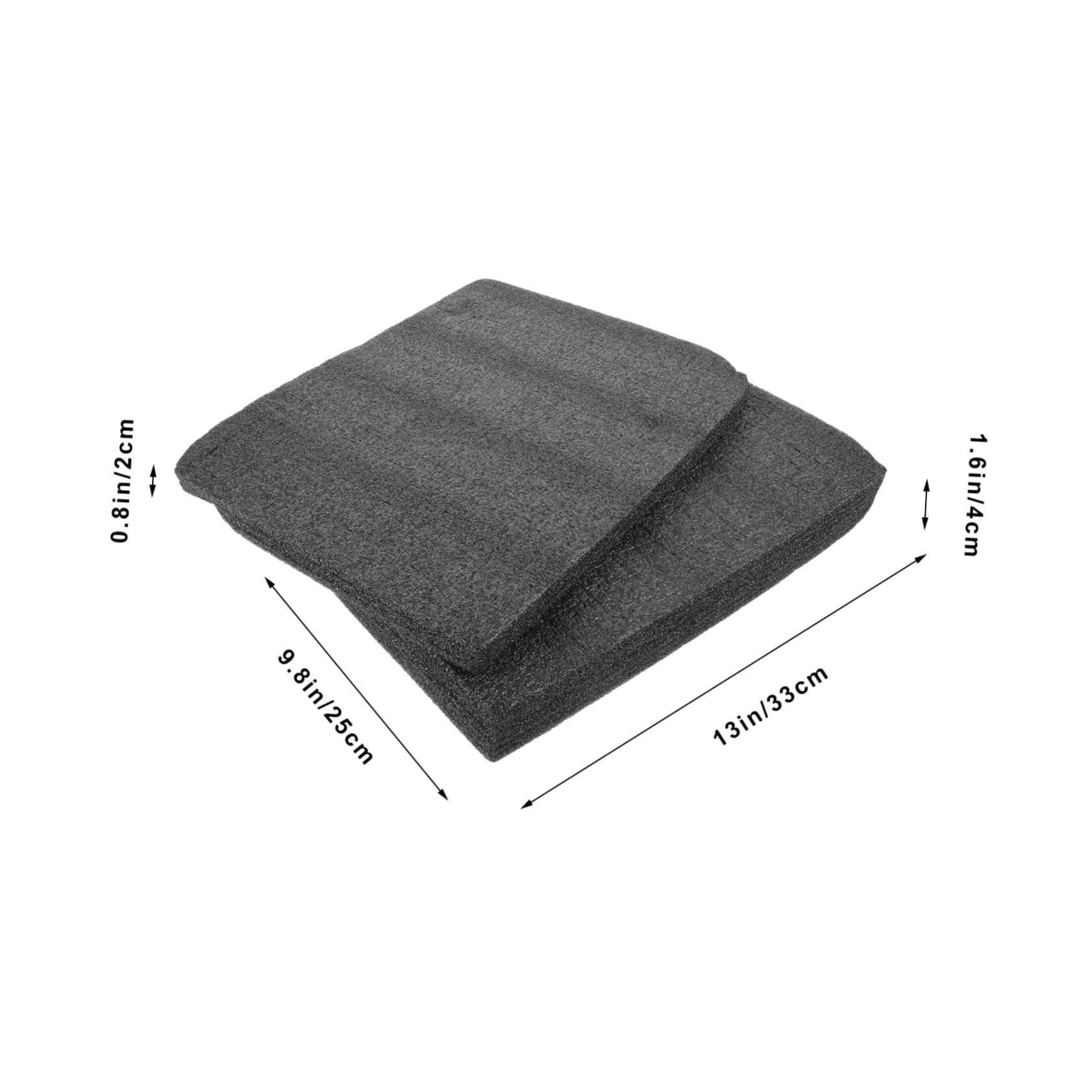 Caja De De Espuma 2 Insertos De Espuma Precortado 330x250mm Para Almacenamiento y Embalaje Resistente