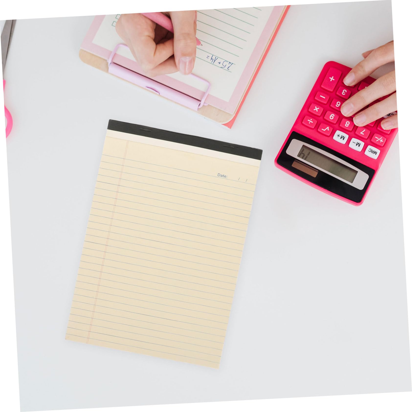 Lurrose Blocco Note Tascabile A4 Strappabile, Comodo Quaderno di Appunti Formato A4, Blocco Note Fogli Facili da Staccare per Ufficio e Scuola, Set da 4 Pezzi senza Residui di Carta