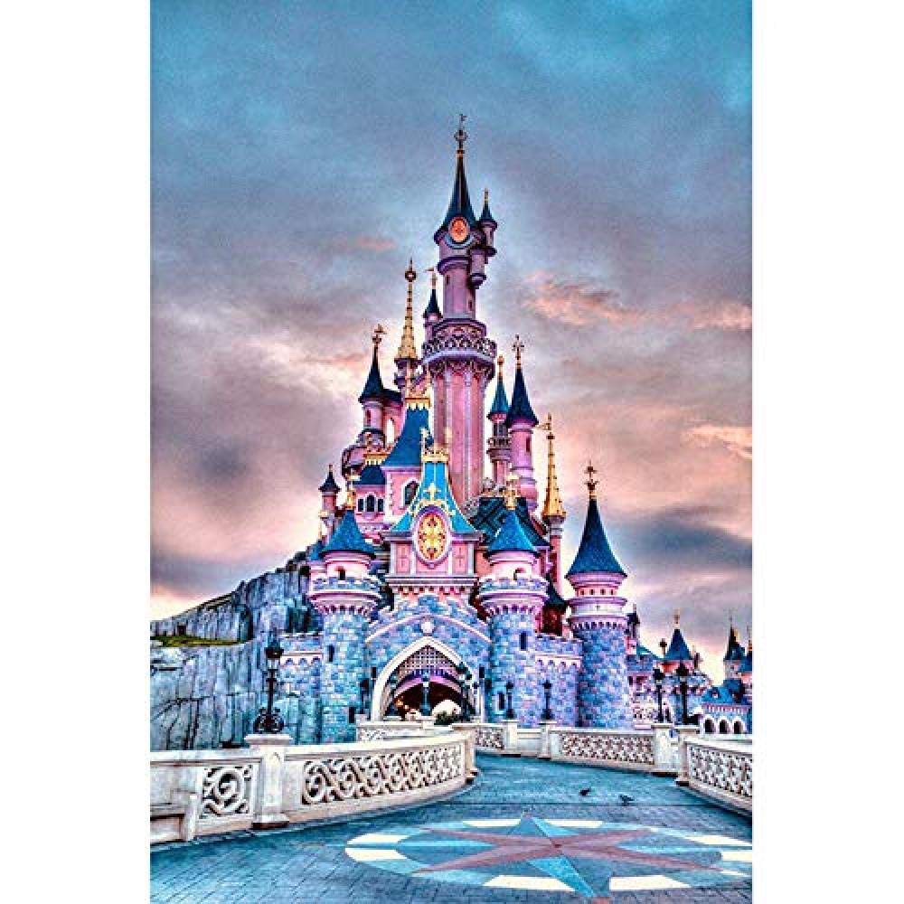 QNJY Adultos Juego Creativo Rompecabezas castillo niños 1000 Piezas Rompecabezas 70x50cm DIY 3D