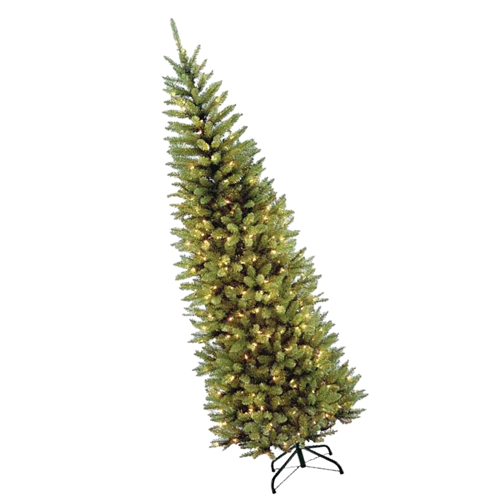 Yosoo Health Gear Künstlicher Bleistift-Weihnachtsbaum mit LED-Lichtern, Schlanker PVC-Weihnachtsbaum, Grünes Eckdesign für Zuhause, Büro, Kleine Räume, Realistisches Laub, Dekorative (H. Ich Hatte