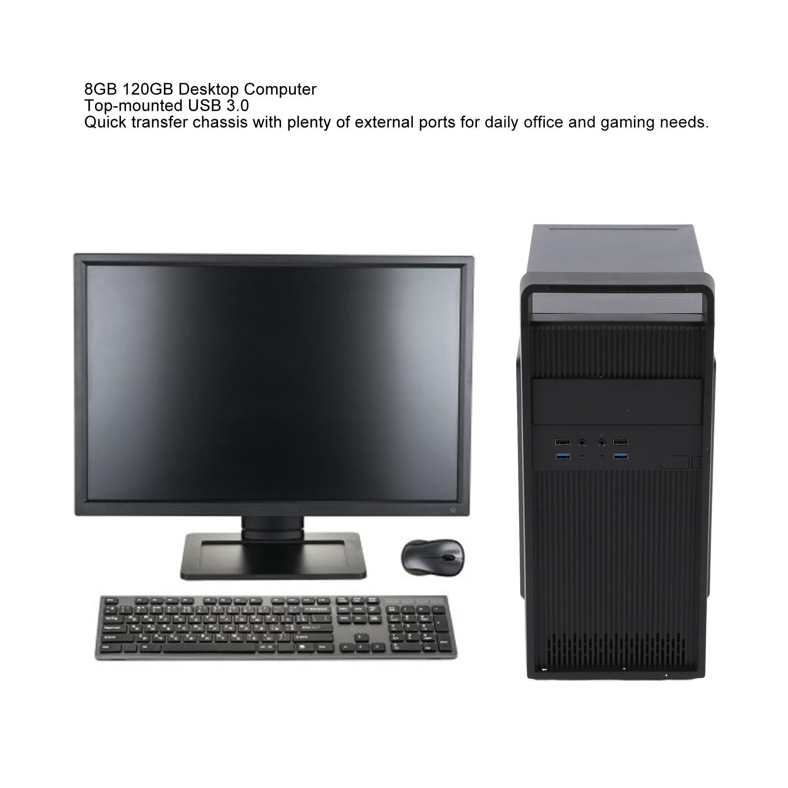 Komputer Stacjonarny dla Firm, 8 GB Pamięci DDR3 120 GB SSD, dla Procesorów Intel Core I5 ​​3. Generacji, Interfejs USB3.0, dla Płyt Głównych Komputerów B85 Komputer Stacjonarny