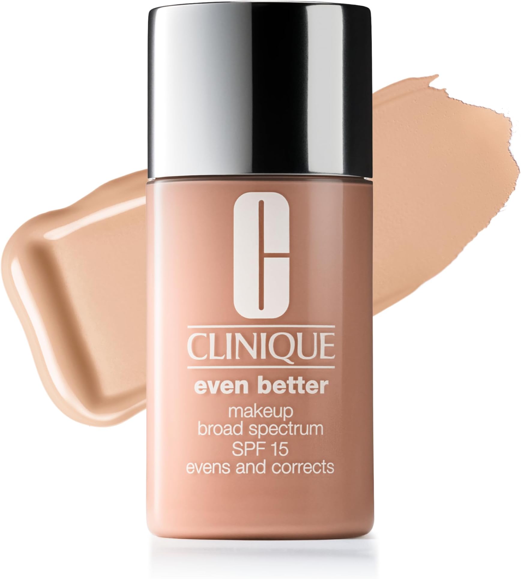 Even Better Makeup Liquid Foundation SPF 15 With Vitamin C For Dry + Oily Combination Skin Types | Medium Coverage + Natural Finish | Evens Skin Tone + Reduces Dark Spots