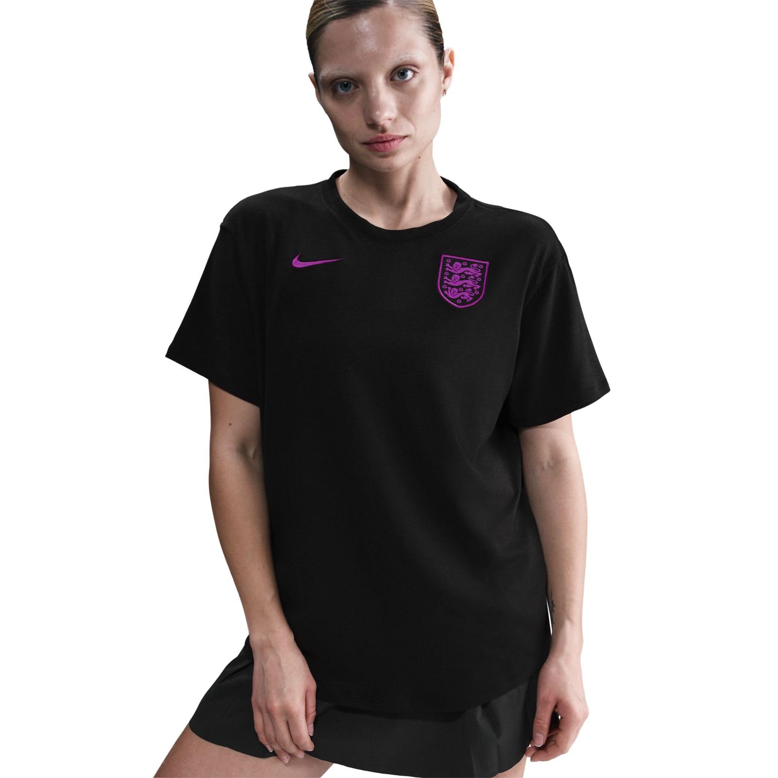 England Relaxed Nike One Dri-FIT Fußball-Kurzarmshirt für Damen, HF4917
