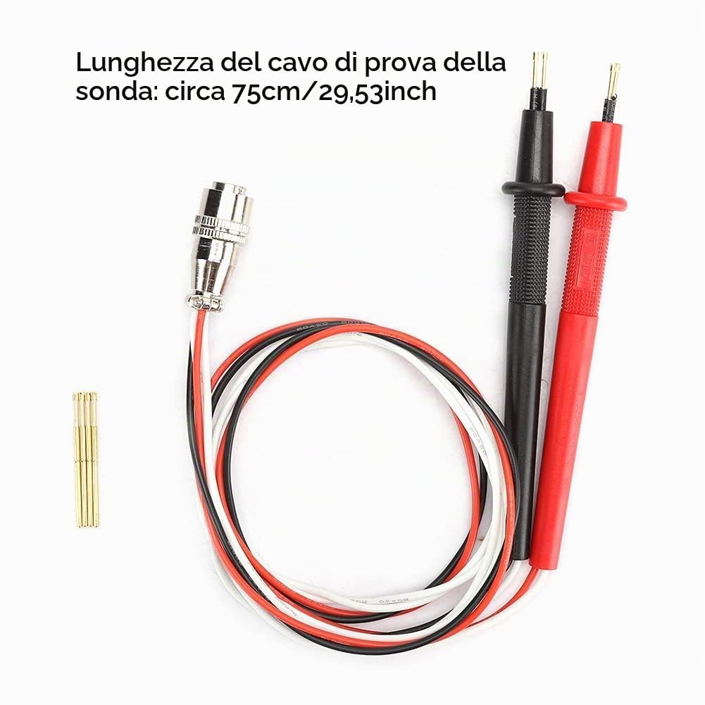 Tester di resistenza interna batteria a 4 fili YR1035 con display LCD a piombo per acido al piombo, ioni di litio, polimeri di litio, litio ferro fosfato, batterie alcaline, a secco