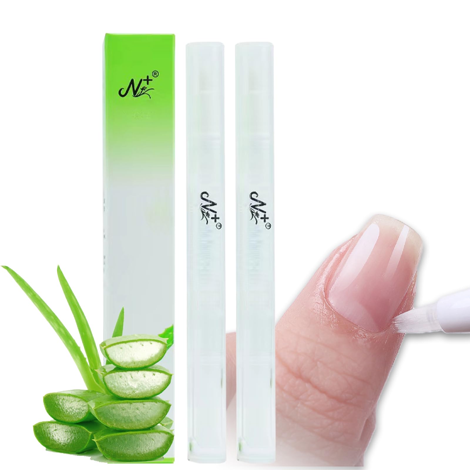 Cuticle Oil Pen for Nail Care 2PCS Cuticle Oil for Nails Moisture and Soften Dry Cuticles
