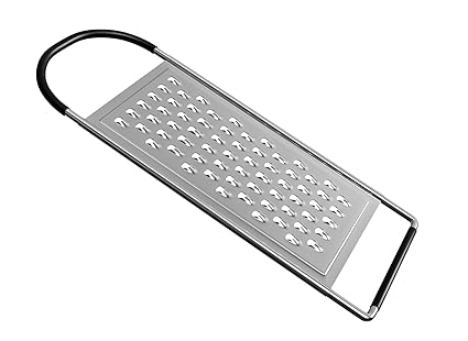 Extra Coarse Handheld Flat Grater Non-Slip Design, Stainless Steel for Effortless Grating of Vegetables, Cheese, and Eggs
