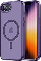 Vista 102 de Funda Magnética para iPhone Air Compatible con MagSafe Resistente a Caídas de 16 Pies Cubierta Trasera con Sensación de Piel Mate a Prueba de Golpes