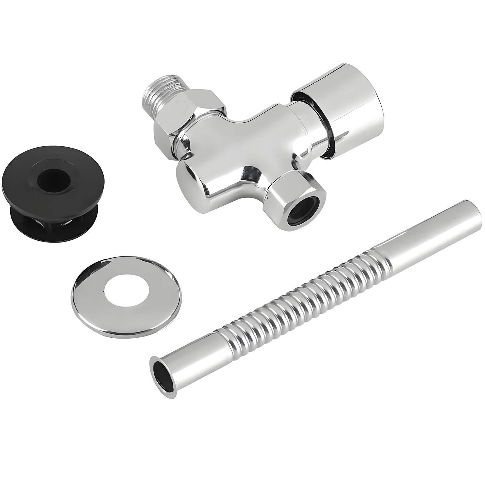 Zinc Alloy Urinal Flush Valves with Efficient Water Conservation Button Type Bathroom Urinal Valves for Hotels and Offices Button Type Bathroom