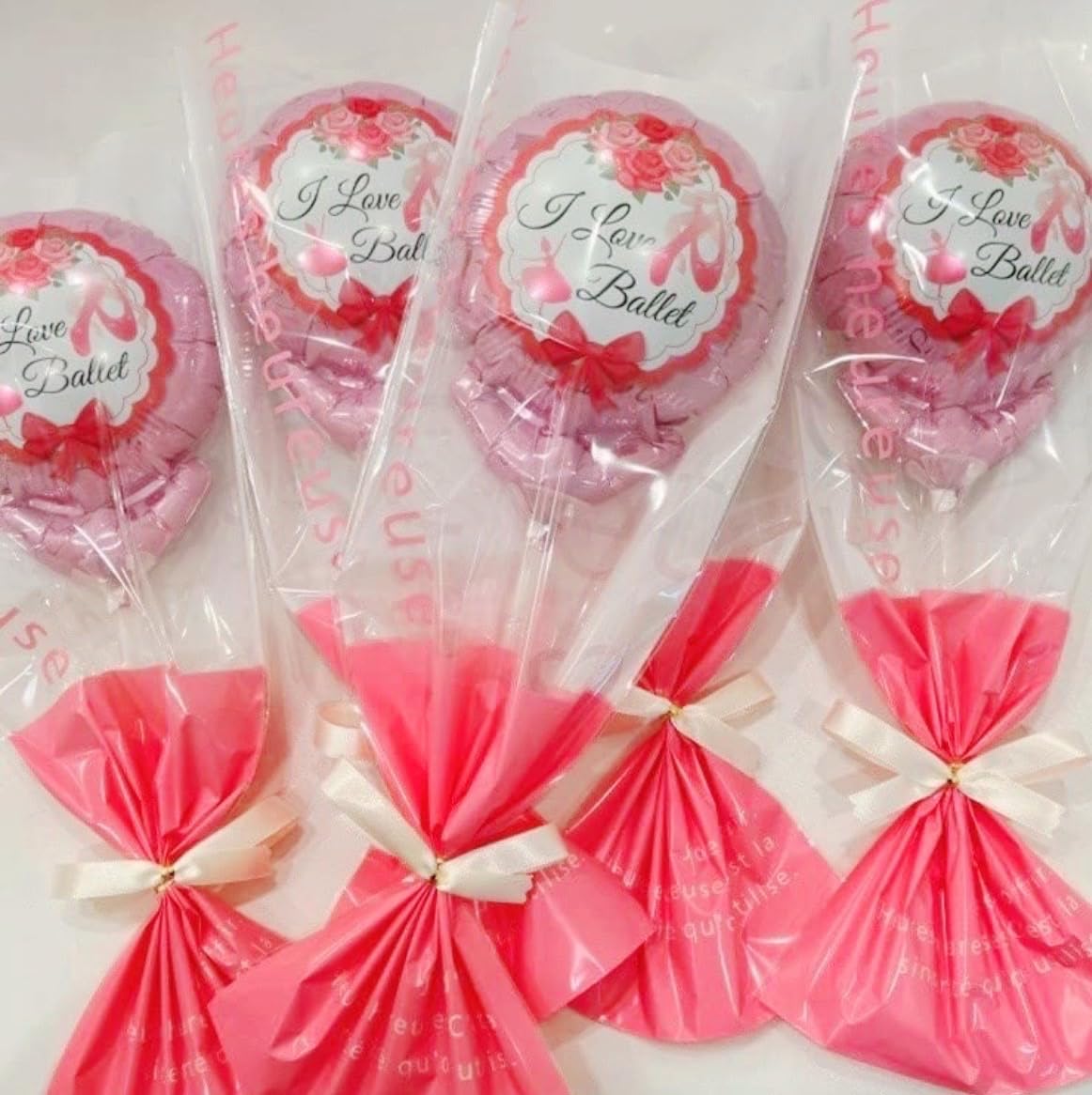 Saaa.D様ご注文分♡ダンス風船付お菓子ブーケ5個　プチギフト　発表会　贈り物 お客様ご注文分 風船付お菓子ブーケ 3点 プチギフト 結婚式 発表