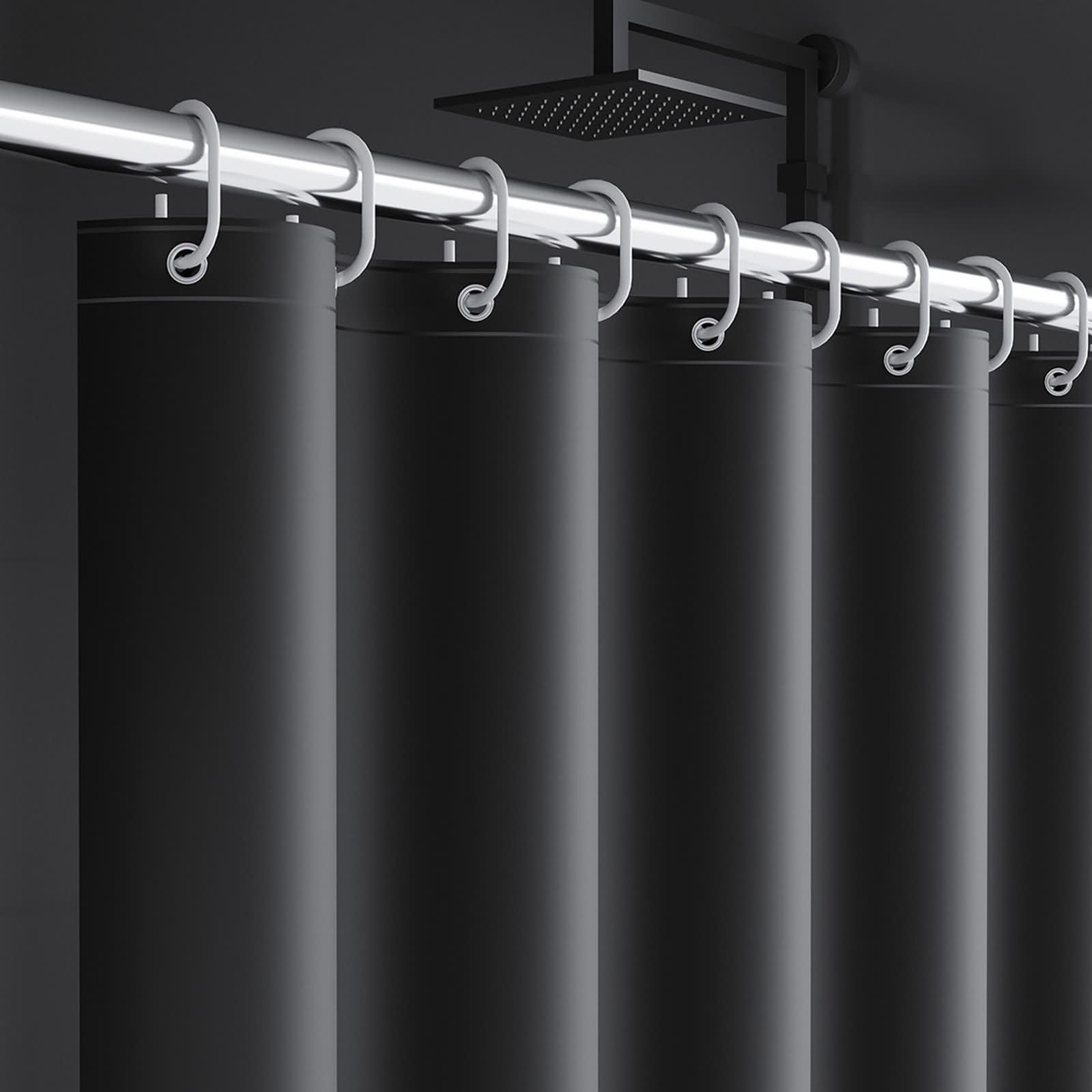 Homxi Grommet Shower Curtains,47