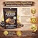 Ajo Negro (Black Garlic) - 60 Whole Cloves - 100% Natural Superfood Dietary Supplement - High in Antioxidants & S-Allylcysteine - Ready to Eat or for Recipes - Vegan, Non-GMO - Authentic by High Supreme