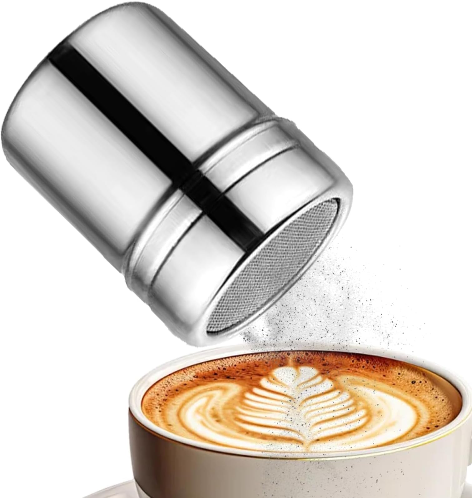Flour Duster Shaker – Compact Dusting Tool, Baking Powder Shaker, Sugar Shakers | Premium Shakerr for Salt, Cocoa, Baking Ingredients, Kitchen Dusting Tool for Precision