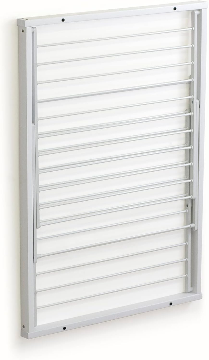 Koral 603 Wall Clothes Airer, Wood – Lockable – 13 m – White Finish, Ar-It The Heart of Wood