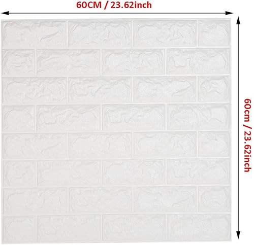 Miniatura 8 de Paneles de pared 3D adhesivos de pared, papel tapiz autoadhesivo impermeable, espuma de polietileno, decoración de despegar y pegar, paneles de