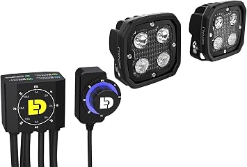 DENALI D4 LED Auxiliary Light Package with DialDim Controller