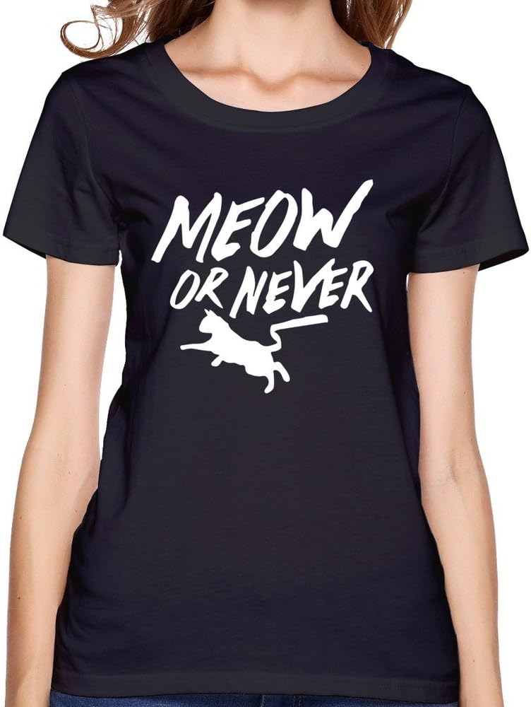 Woman's Meow Or Never Tee