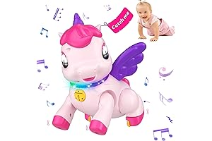 Crawling Unicorn Toys for Toddler Girls