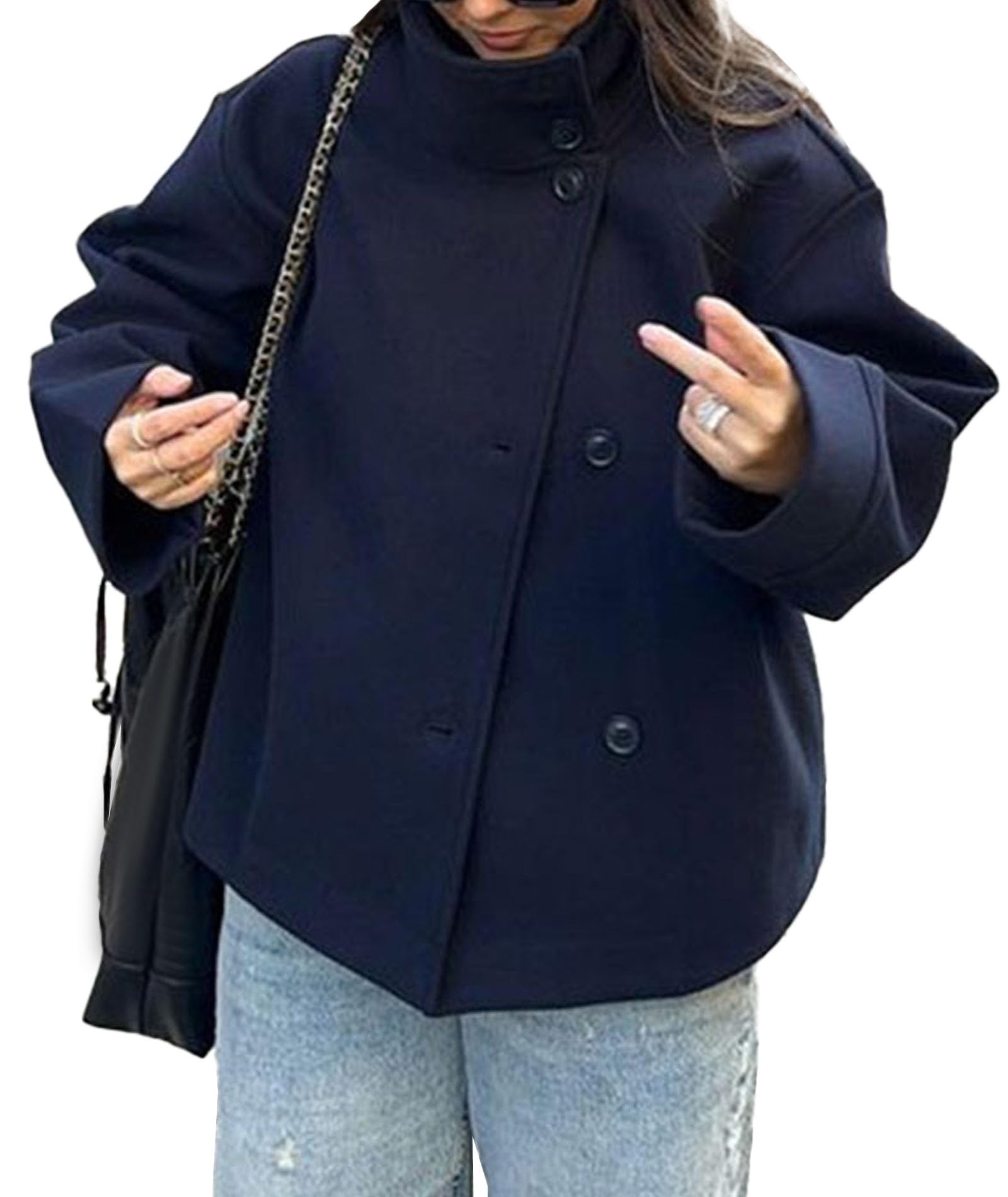 SOMTHRON Damen Trench Coat Trenchcoat