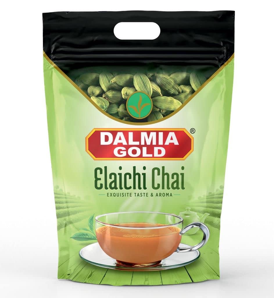 Dalmia Gold Elaichi Chai CTC Tea - 1 KG Polypack | Cardamom Tea | Elaichi Chai with No Artificial Flavours | 100% Vegetarian | Strong, Aromatic & Rich Chai | 1kg (Poly Pack) (B0CVQNMQYF) Amazon Price History, Amazon Price Tracker