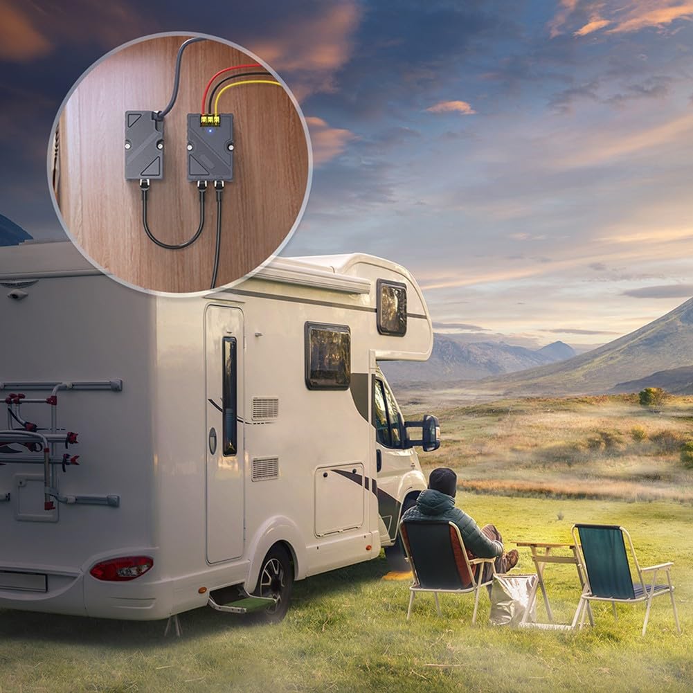 Convertidor de 150 W DC Boost para Starlink V2 12 V a 48 V PoE Inyector & Dish adaptador de cable para autocaravana, coche, red marina