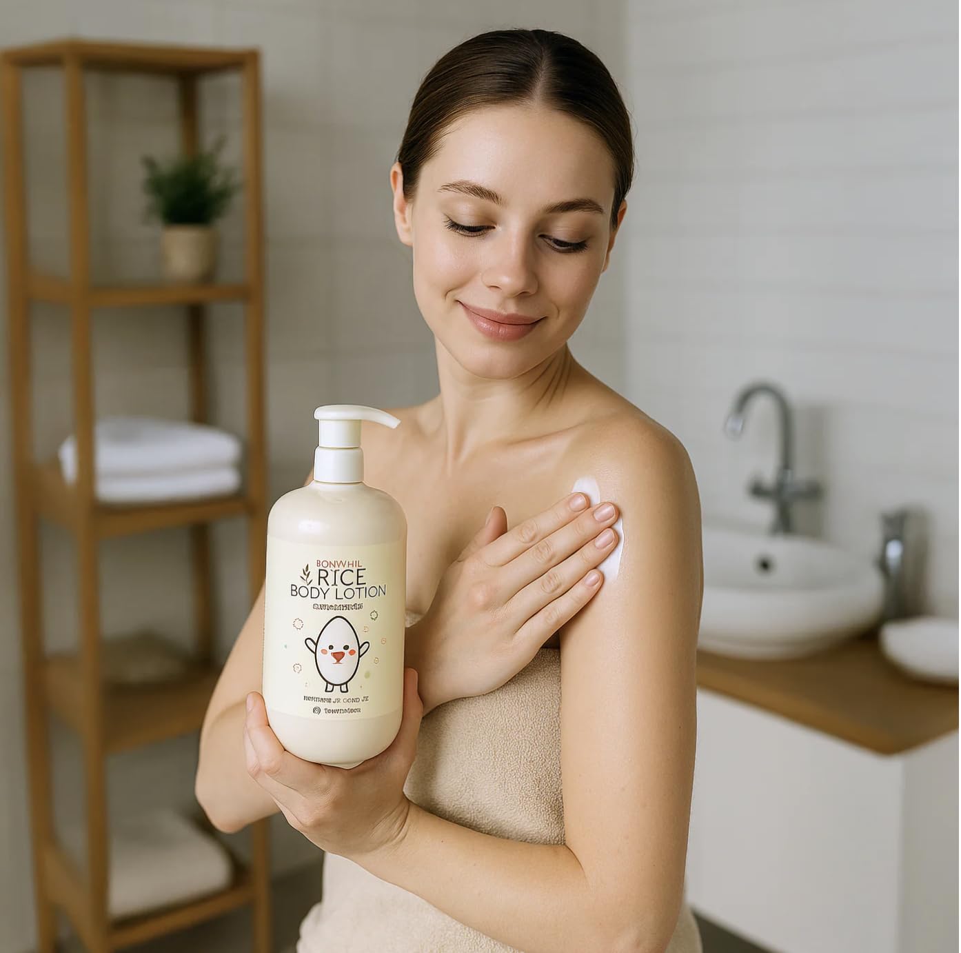 Amazon.com : BONNYHILL Rice Body Lotion, Moisturizes And Enhances