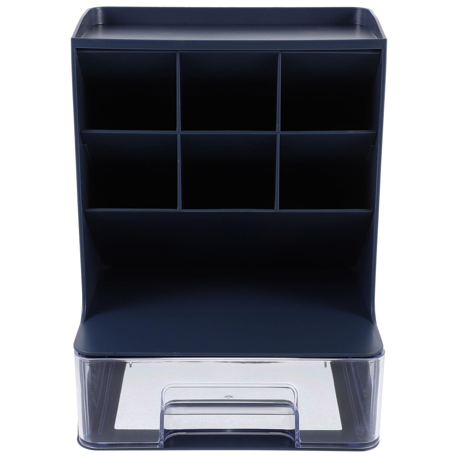 NUOBESTY Soportes Para Guardar Lápices Organizador De Brochas De Maquillaje Cajas De Taza Organizadora De Lápices Organizador De Bolígrafos Caja De Maquillaje Cajón El Plastico Oficina
