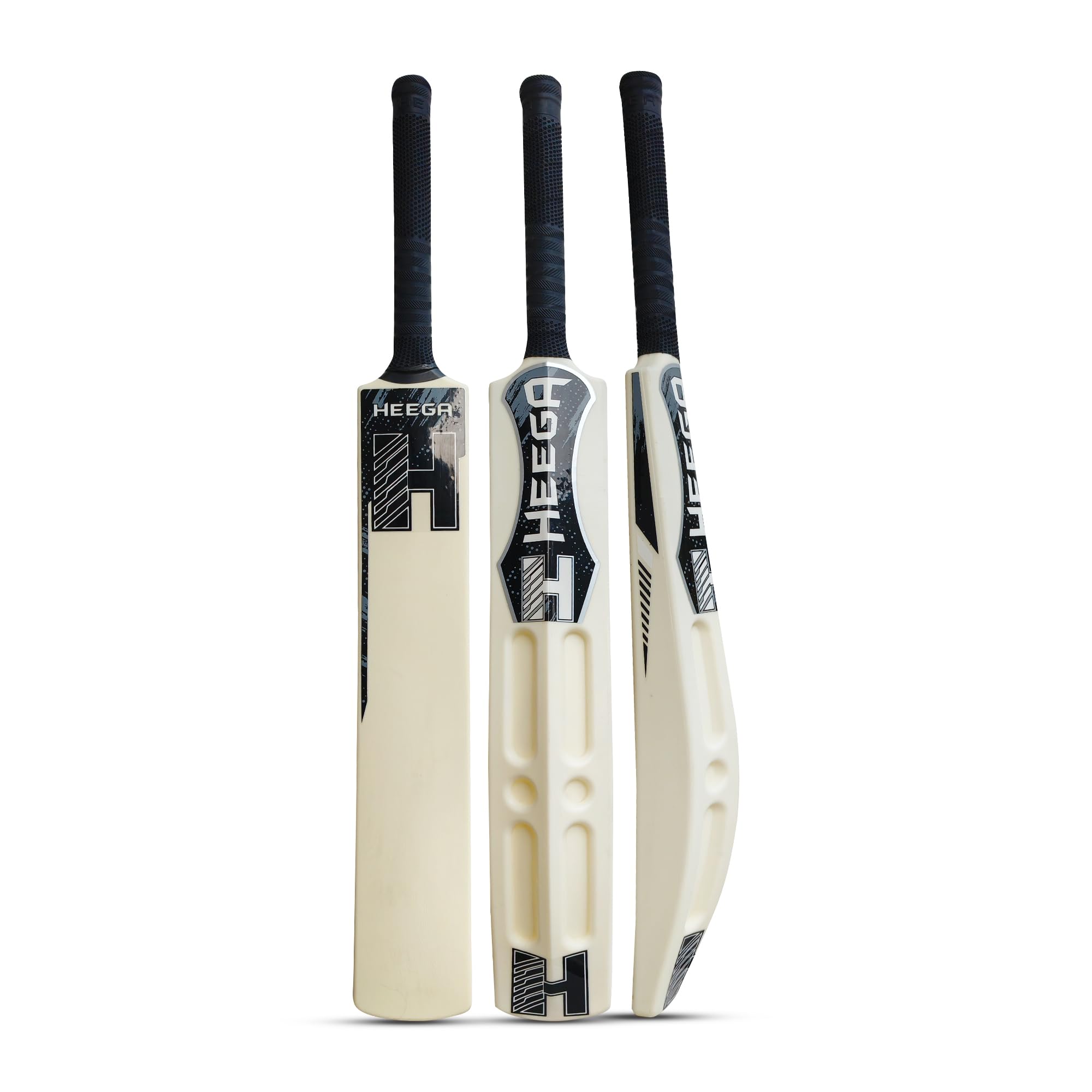 Heega Scoop Edition Plastic Cricket Bat | Ideal for Tennis/Rubber Balls - Full Size (White)-image-21