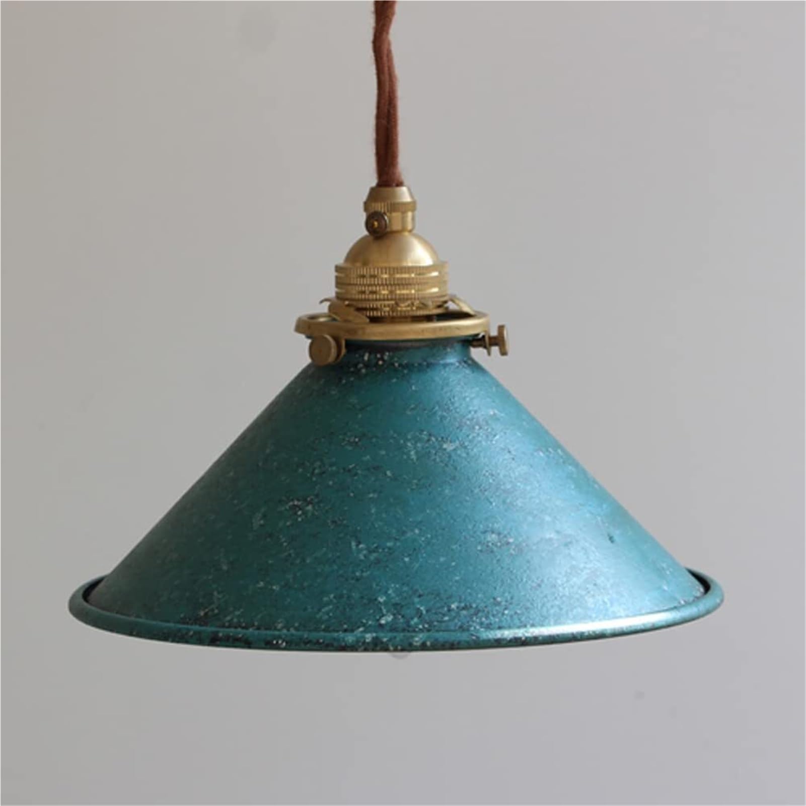 KBUUKYYXouy Modern Farmhouse Adjustable Mini Metal Shade Pendant Lamp Chandelier Hanging Lighting Ceiling Fixture E27 for Kitchen Island Dining Room Living Spaces(B,20 * 15cm)