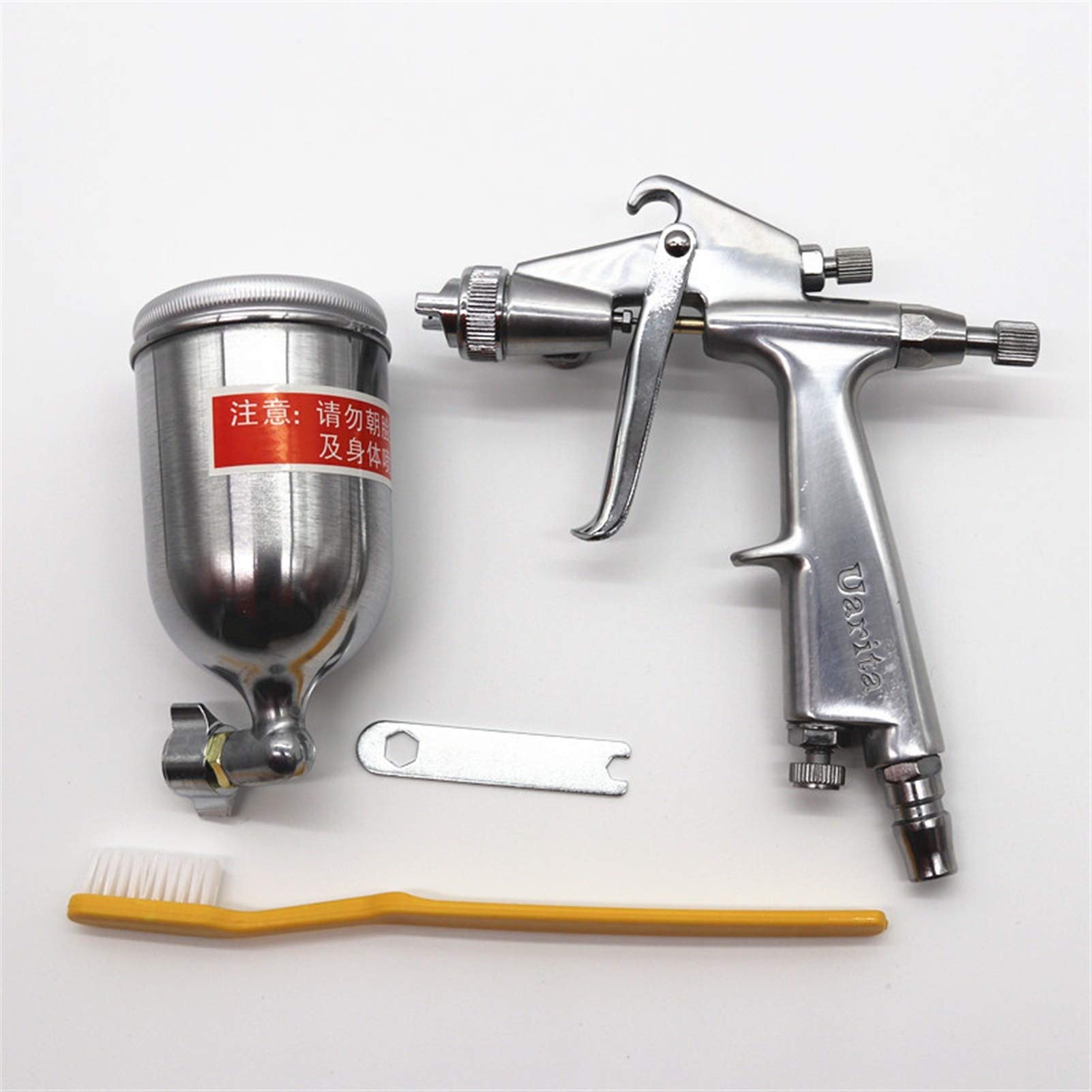 DYTWXG Mini Pistola pulverizadora de aerógrafo Profesional de 1,0mm, pulverizador de aerógrafo sin Aire, Herramienta de Pintura de Cuero de aleación, Pistola Mini Pistola pulverizadora