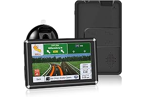 Voice-commanded 5-Inch GPS Navigator with Lifetime Map Updates & Flexible Cable Blocks