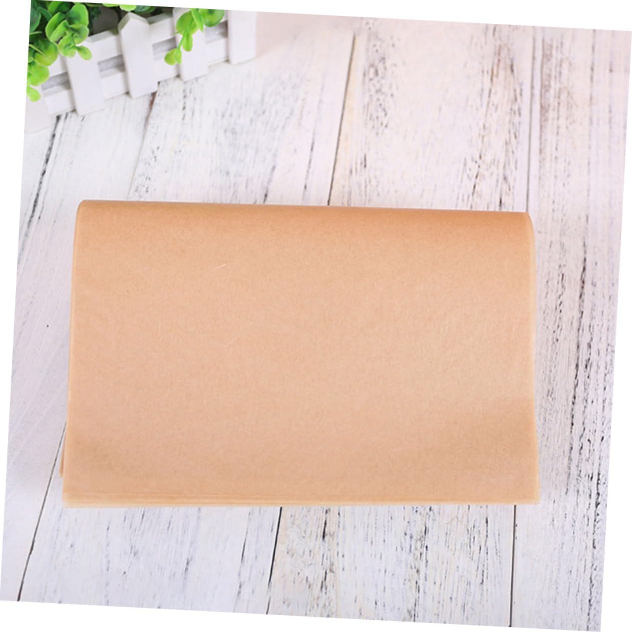 LABRIMP 100sheets Unbleached Baking Parchment Paper Liners Non-stick Air Fryer Oven Sheets for Baking Cookies Bread Meat for -up