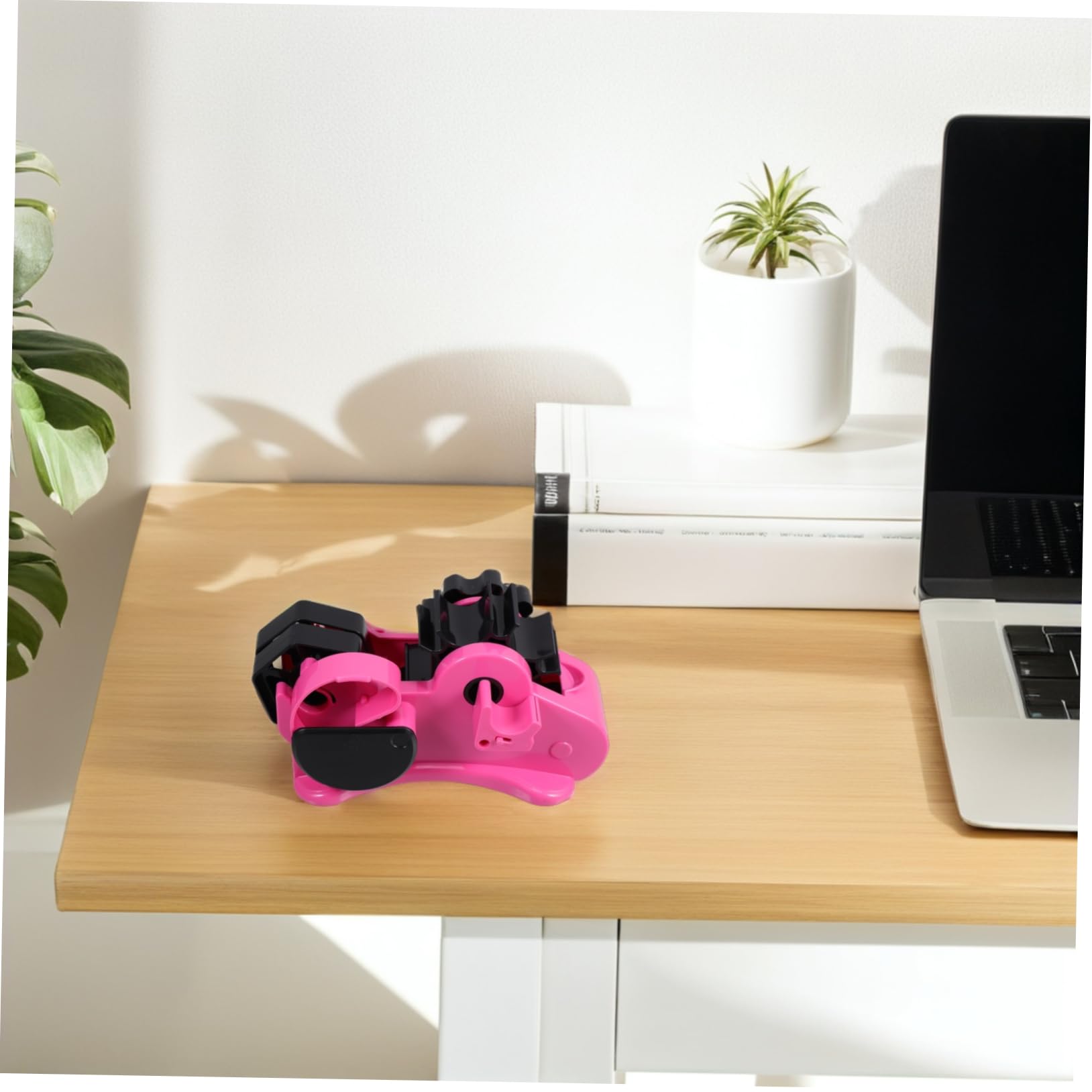 Distributore di Nastro Adesivo da Ufficio in Plastica Trasparente | Taglierina Precisa, Uso per Riparazioni e Viaggio, Design Semplice ed Elegante